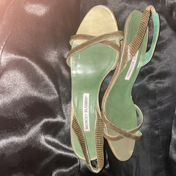 COPY - Manolo Blahnik Vintage Designer kitten heel - Picture 5 of 7